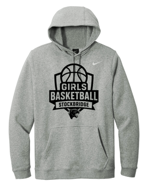 Custom Printed Apparel | Stockbridge 2025 Winter Sports | Nike - Adult Unisex Dark Grey Heather Hoodie (MULTIPLE SPORT OPTIONS) - Stockbridge Sports W25 - 18594