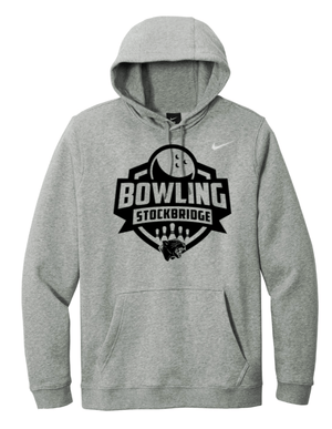 Custom Printed Apparel | Stockbridge 2025 Winter Sports | Nike - Adult Unisex Dark Grey Heather Hoodie (MULTIPLE SPORT OPTIONS) - Stockbridge Sports W25 - 18594