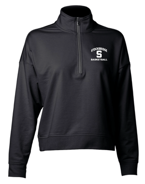 Custom Printed Apparel | Stockbridge 2025 Winter Sports | Women's Black Perform 1/4 - Zip (MULTIPLE SPORT OPTIONS) - Stockbridge Sports W25 - 18594