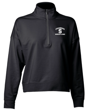 Custom Printed Apparel | Stockbridge 2025 Winter Sports | Women's Black Perform 1/4 - Zip (MULTIPLE SPORT OPTIONS) - Stockbridge Sports W25 - 18594