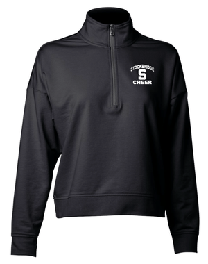 Custom Printed Apparel | Stockbridge 2025 Winter Sports | Women's Black Perform 1/4 - Zip (MULTIPLE SPORT OPTIONS) - Stockbridge Sports W25 - 18594