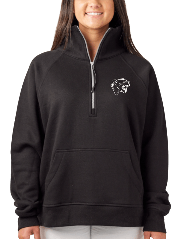 Custom Printed Apparel | Stockbridge Apparel | Womens Boxy 1/2 Zip Fleece (On Demand) - Stockbridge Stock Items