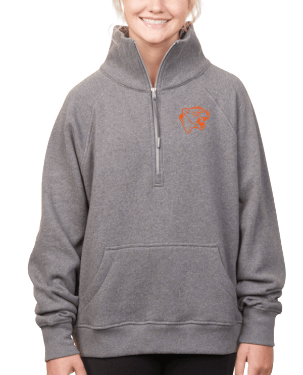Custom Printed Apparel | Stockbridge Apparel | Womens Boxy 1/2 Zip Fleece (On Demand) - Stockbridge Stock Items
