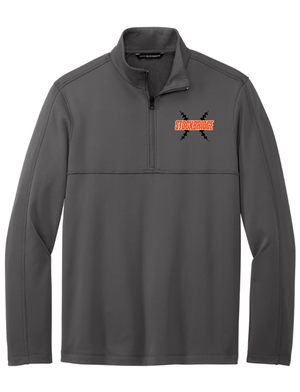 Custom Apparel - Screen Printing - Stockbridge Baseball - Unisex Smooth Fleece Quarter Zip - Stockbridge Baseball 2 - 17484