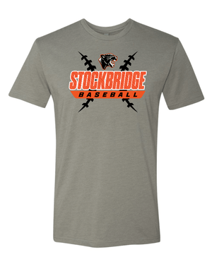 Custom Apparel - Screen Printing - Stockbridge Baseball - Unisex T-Shirt (Multiple Colors Available) - Stockbridge Baseball 2 - 17484