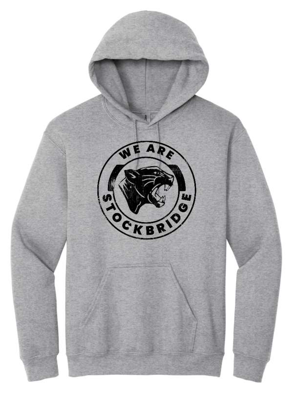 Custom Printed Apparel | Stockbridge | Gildan 100% Cotton Hooded Sweatshirt - Adult & Youth - Hooded Sweatshirt - Stockbridge Schools 2025 - 18310