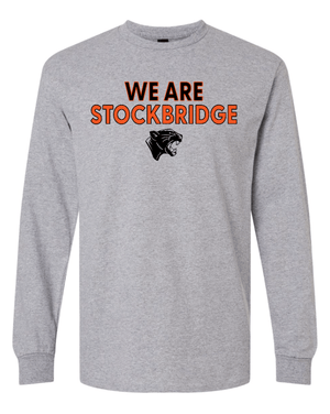 Custom Apparel - Screen Printing - Stockbridge New Year - New Apparel - Cotton Long Sleeve Tee "We Are Stockbridge" - Stockbridge Apparel - 17289
