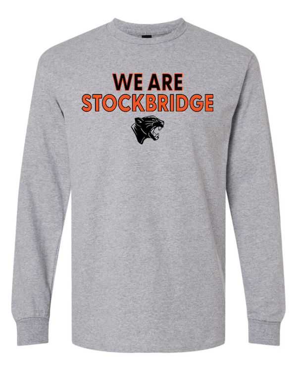 Custom Apparel - Screen Printing - Stockbridge New Year - New Apparel - Cotton Long Sleeve Tee "We Are Stockbridge" - Stockbridge Apparel - 17289