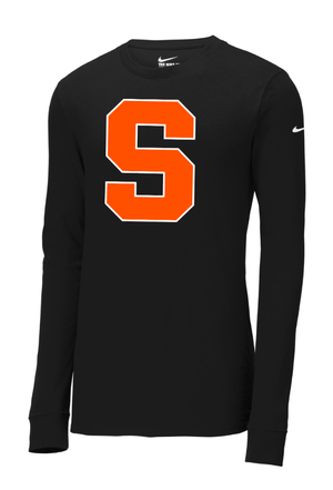 Custom Apparel - Screen Printing - Stockbridge New Year - New Apparel - Nike DriFIT Long Sleeve T-Shirt - Stockbridge Apparel - 17289