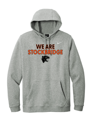 Custom Apparel - Screen Printing - Stockbridge New Year - New Apparel - Nike Fleece Hoodie "We Are Stockbridge" - Stockbridge Apparel - 17289