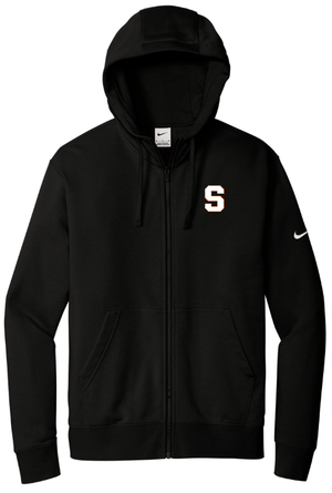 Custom Apparel - Screen Printing - Stockbridge New Year - New Apparel - Nike Men's Fleece Full Zip Hoodie - Stockbridge Apparel - 17289