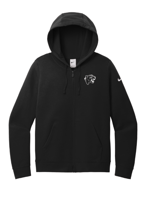 Custom Apparel - Screen Printing - Stockbridge New Year - New Apparel - Nike Women's Fleece Full Zip Hoodie - Stockbridge Apparel - 17289
