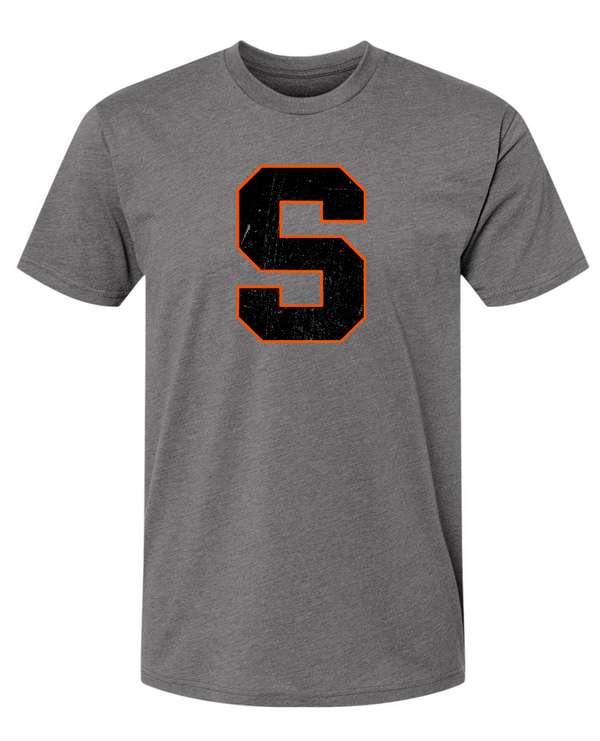Custom Apparel - Screen Printing - Stockbridge School - Adult T-Shirt Grey - Stockbridge Stock Items
