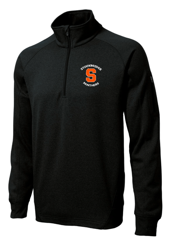 Custom Apparel - Screen Printing - Stockbridge School - Fleece Quarter Zip Pullover - Stockbridge Stock Items