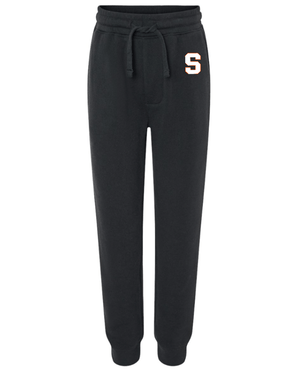 Custom Apparel - Screen Printing - Stockbridge School - Youth Lightweight Sweatpants Black - Stockbridge Stock Items