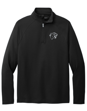 Custom Apparel - Screen Printing - Stockbridge Staff Apparel - Men's C - Free Quarter Zip (Black) - Stockbridge Staff Apparel - 16533