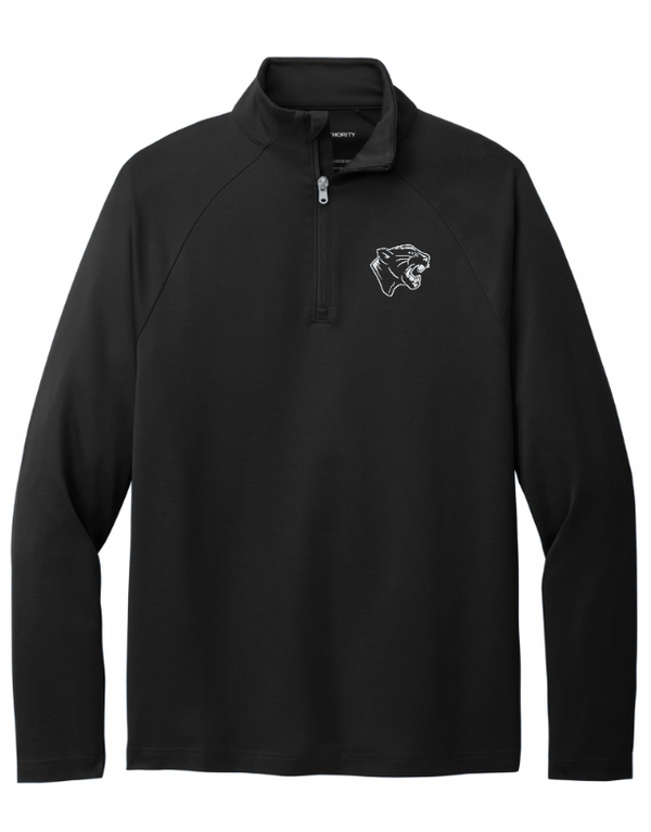 Custom Apparel - Screen Printing - Stockbridge Staff Apparel - Men's C - Free Quarter Zip (Black) - Stockbridge Staff Apparel - 16533