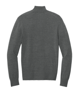 Custom Apparel - Screen Printing - Stockbridge Staff Apparel - Men's Quarter Zip Sweater - Graphite - Stockbridge Staff Apparel - 16533