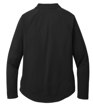 Custom Apparel - Screen Printing - Stockbridge Staff Apparel - Women's C - Free Quarter Zip (Black) - Stockbridge Staff Apparel - 16533