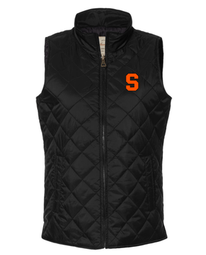 Custom Apparel - Screen Printing - Stockbridge Staff Apparel - Women's Diamond Quilted Vest - Stockbridge Staff Apparel - 16533