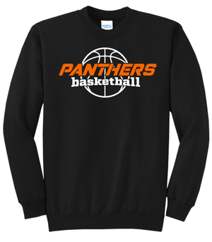 Custom Printed Apparel | Stockbridge Youth Basketball | Adult Unisex Crewneck (Athletic Heather/Black) - Stockbridge Youth Basketball - 18795