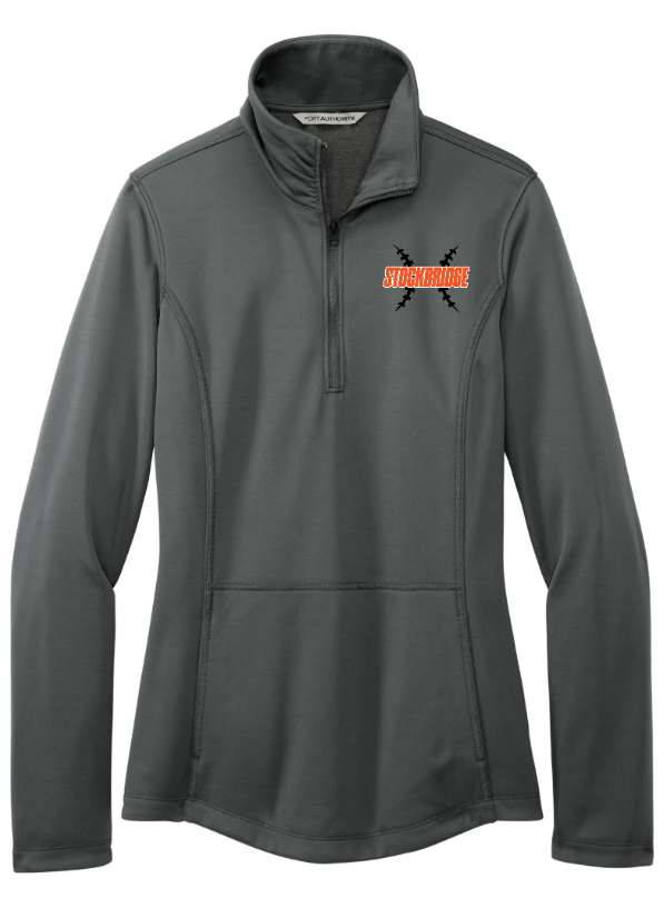 Stockbridge Baseball - Women's Smooth Fleece Quarter Zip