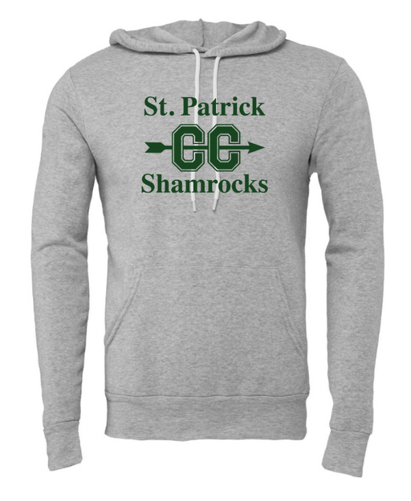 St Patrick's Cross Country - Adult Fleece Hoodie Grey