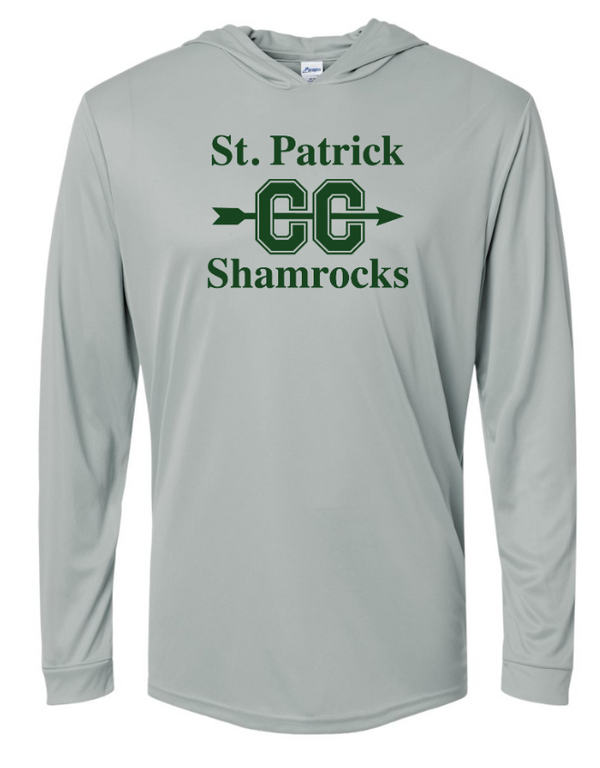 St Patrick's Cross Country - Adult Hooded Long Sleeve T-Shirt