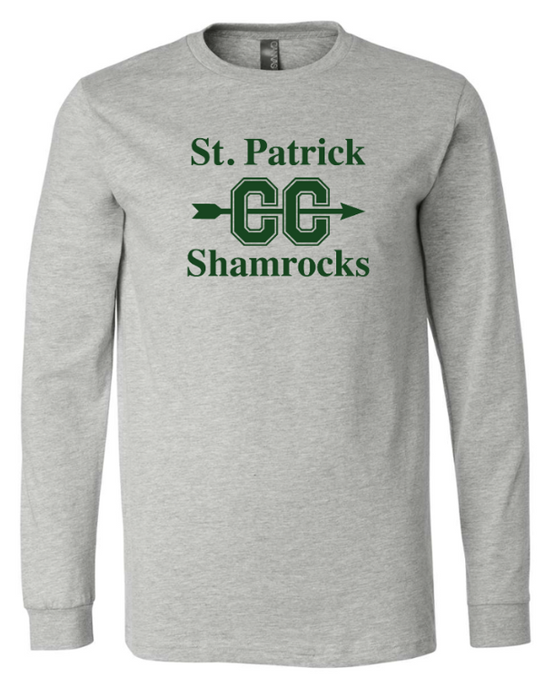 St Patrick's Cross Country - Adult Long Sleeve T-Shirt Grey