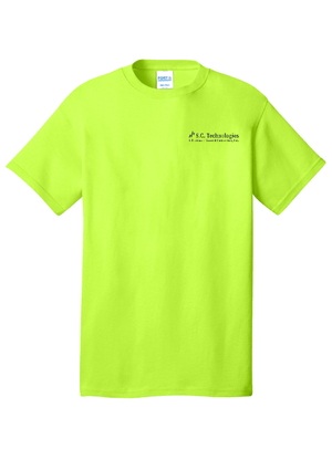 Custom Apparel - Screen Printing - Summit Contractors - Core Cotton T-Shirt - Green / Grey - Summit Contractors - 16912