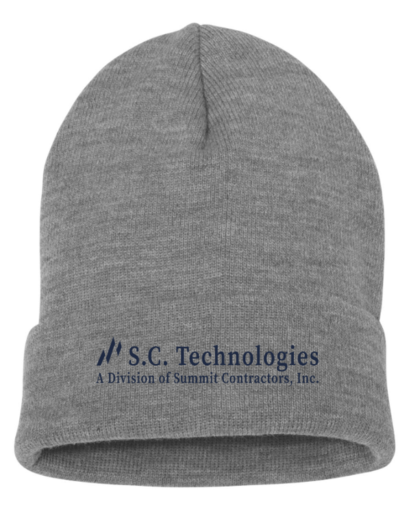 Custom Apparel - Screen Printing - Summit Contractors - Cuffed Beanie - Summit Contractors - 16912