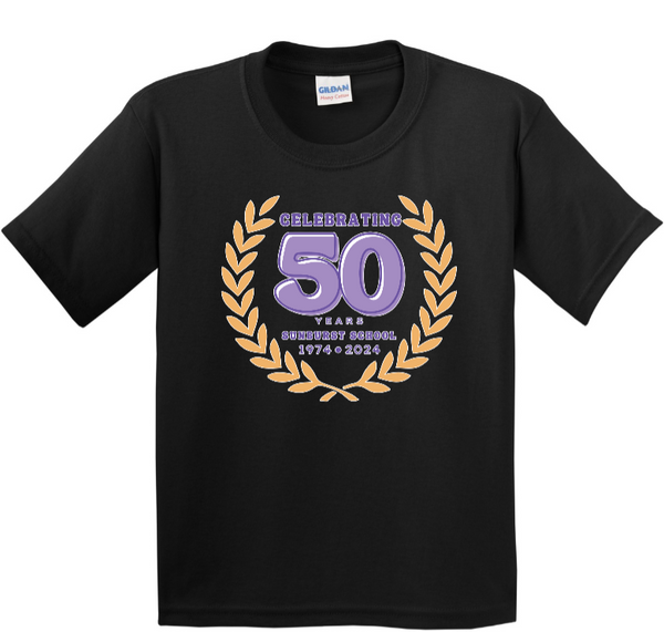 Sunburst Elementary School - 50th Anniversary - Youth Heavy Cotton T-Shirt