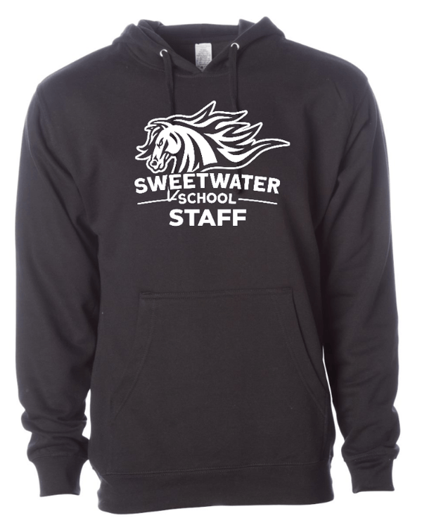 Custom Apparel - Screen Printing - Sweetwater Elementary 2023 Winter - Staff Adult Unisex Hooded Sweatshirt - Sweetwater Elementary 2023 Winter - 14479