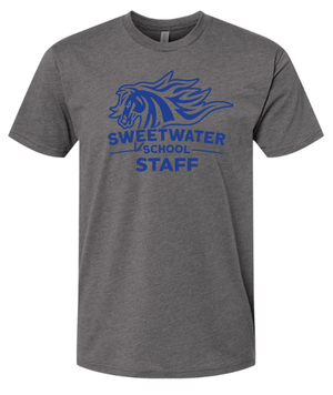 Custom Apparel - Screen Printing - Sweetwater Elementary 2023 Winter - Staff Adult Unisex T-Shirt - T-shirt - Sweetwater Elementary 2023 Winter - 14479