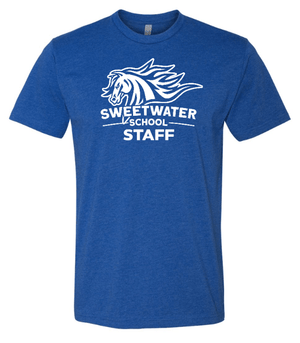 Custom Apparel - Screen Printing - Sweetwater Elementary 2023 Winter - Staff Adult Unisex T-Shirt - T-shirt - Sweetwater Elementary 2023 Winter - 14479