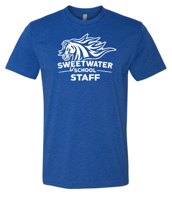 Custom Apparel - Screen Printing - Sweetwater Elementary 2023 Winter - Staff Adult Unisex T-Shirt - T-shirt - Sweetwater Elementary 2023 Winter - 14479