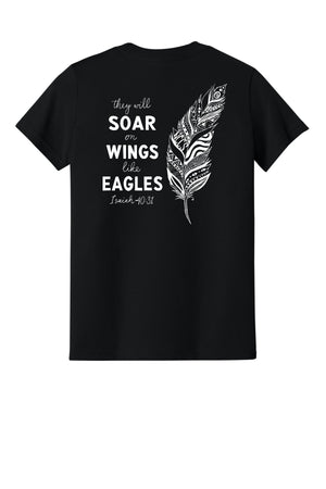NCCS Senior Shirts T-Shirt Black back view