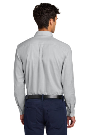 Okemos Fall Staff Shop Long Sleeve Gusty Grey back view