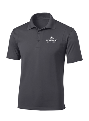 Custom Printed Apparel | Tall Unisex/Men's Performance Polo | Heartland Builders - Heartland Builders