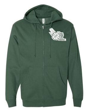 Custom Apparel - Screen Printing - TFFINOTS - Unisex Midweight Full Zip Hoodie - TFFINOTS - 15283