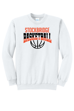 Community Education Apparel Crewneck White front view