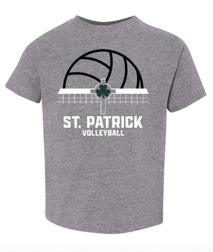 Custom Printed Apparel | Toddler Custom T-Shirt | St. Patrick Volleyball - SP Vball - 19723