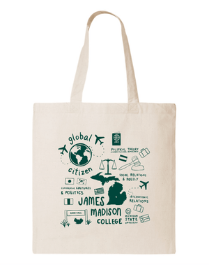 Custom Printed Apparel | Tote Bag | James Madison College - JMC Major - 19122
