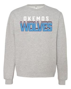Bennett Woods Spirit Wear Fall 2026 Crewneck Grey Heather front view