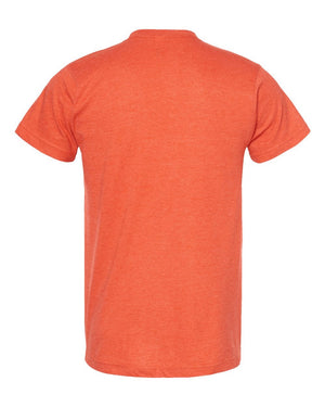 Community Education Apparel T-Shirt Heather Orange back view