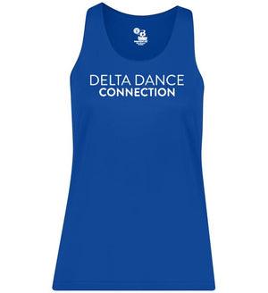 Delta Dance Connection - Company Tank Top Royal front view