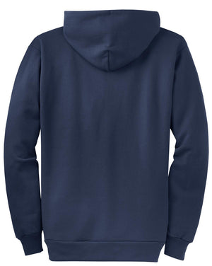 Michigan Department of Education Zip Up Hoodie Navy back view