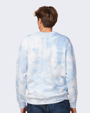 Bennett Woods Spirit Wear Fall 2026 Crewneck Sky Blue Tie Dye back view