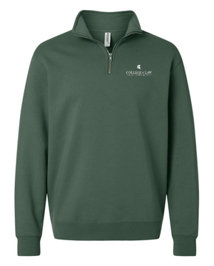 Custom Printed Apparel | Unisex 1/4 Zip Sweatshirt | MSU College of Law - MSU Law - 19732