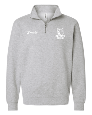 Custom Printed Apparel | Unisex 1/4 Zip Sweatshirt | Okemos Choir - Okemos Choir - 19896